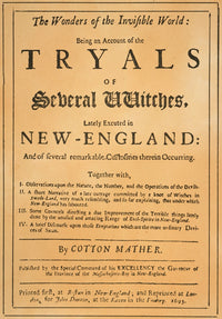 Cotton Mather 1693 Title Page Fine Art Print | Posterazzi