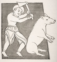 The Pork Butcher - 19th Century Reproduction Fine Art Print