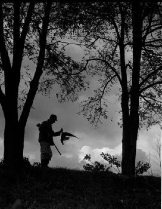 Silhouette of a Hunter with Gun Poster Print - Item # VARSAL255421925
