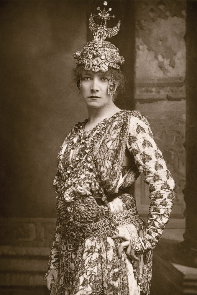 Sarah Bernhardt Vintage Photographic Print - French Actress in London, c. 1890