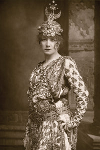 Sarah Bernhardt Vintage Photographic Print - French Actress in London, c. 1890