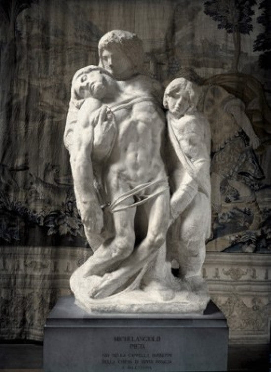 Pieta di Palestrina Fine Art Print by Michelangelo Buonarroti