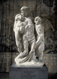 Pieta di Palestrina Fine Art Print by Michelangelo Buonarroti