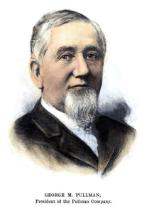 George Pullman American Inventor Fine Art Print - 1894 Engraving