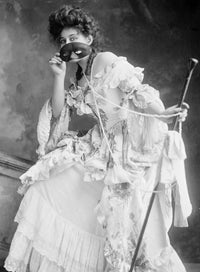 Masquerade Ball Fine Art Print - Masked Woman, C1908 by Granger Collection