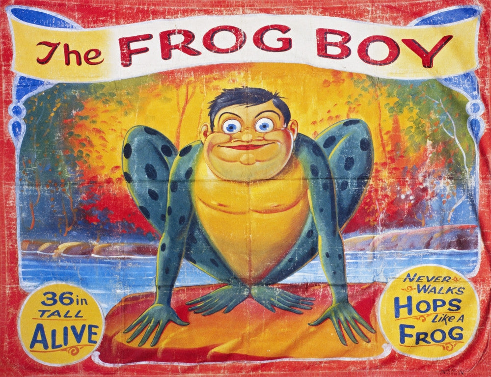 The Frog Boy American Sideshow Poster Print (C1945) by Granger Collection