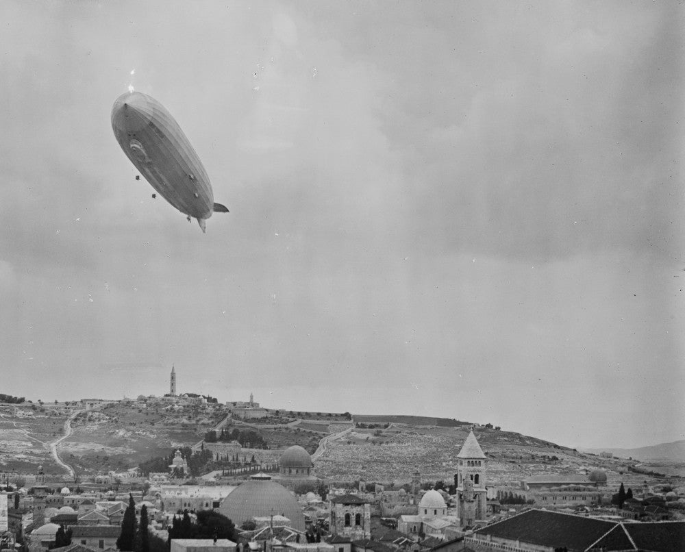 Graf Zeppelin Over Jerusalem Fine Art Print - Multiple Sizes