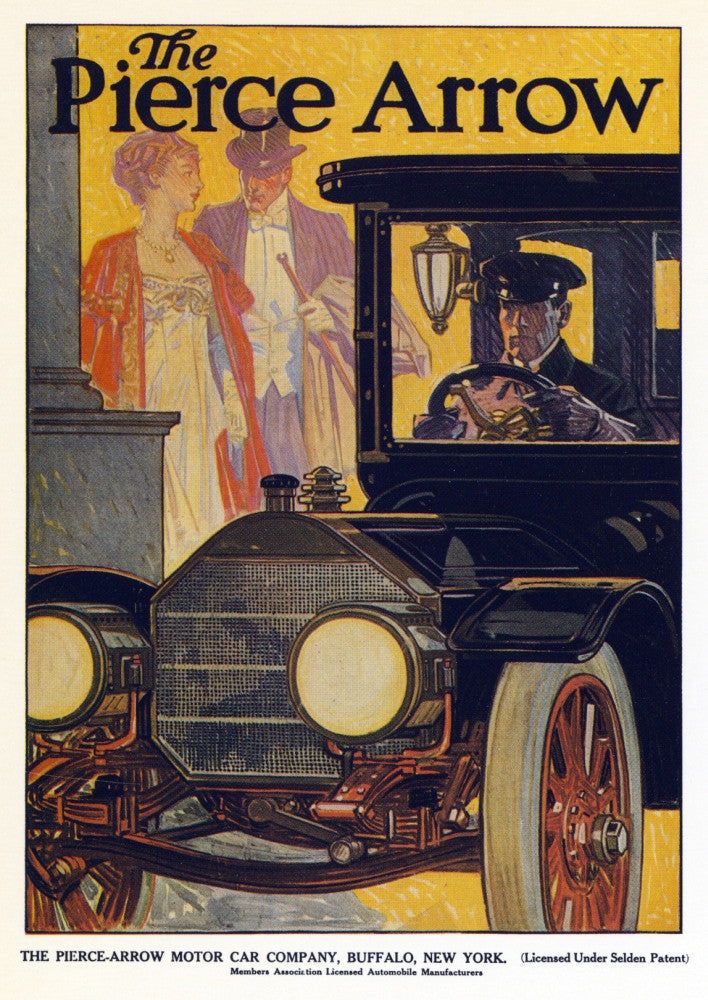 Pierce-Arrow Automobiles Vintage Advertisement Print by J.C. Leyendecker