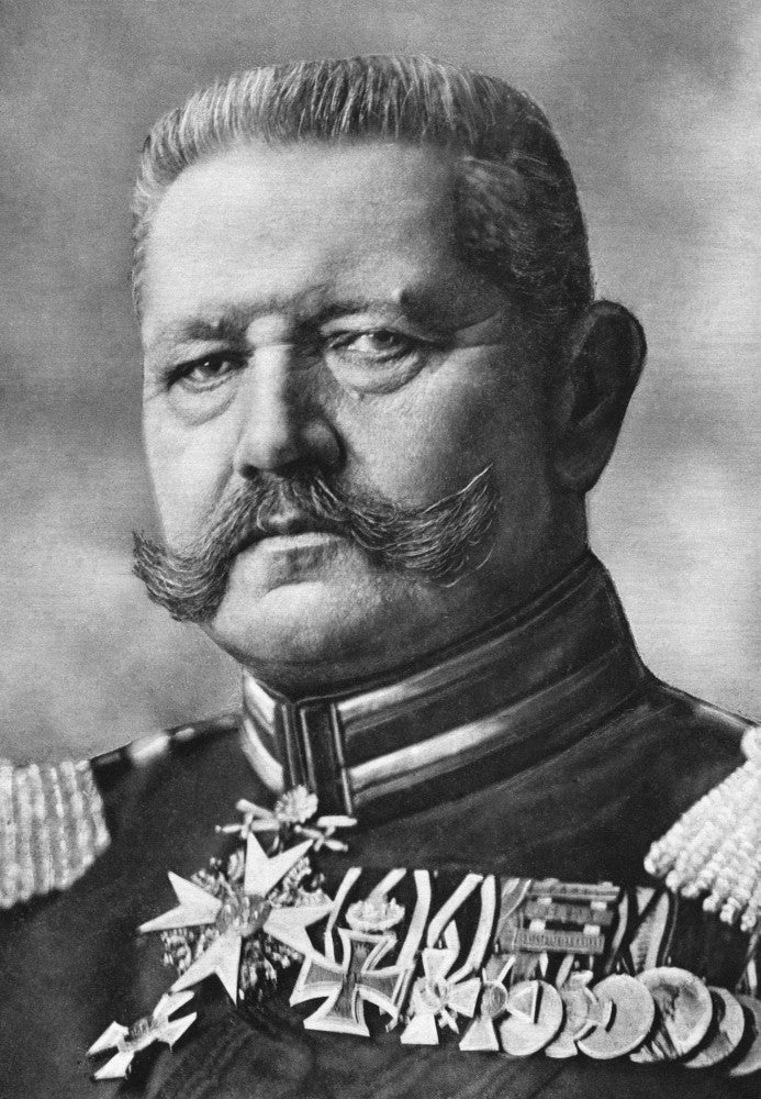 Paul Von Hindenburg Fine Art Print - German General and President