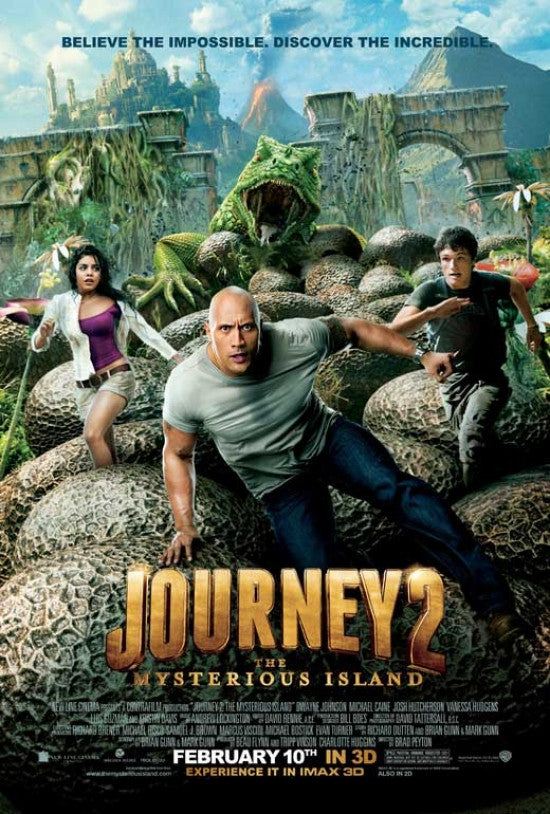 Journey 2: The Mysterious Island Movie Poster Print
