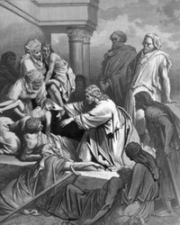 Jesus the Healer Fine Art Print by Gustave Dore (1832-1883)
