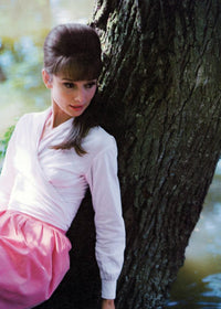 Audrey Hepburn - Pink Outfit Tree Photo Print