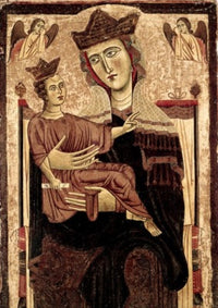 Madonna & Child Byzantine Art Print from Galleria dell'Accademia, Florence