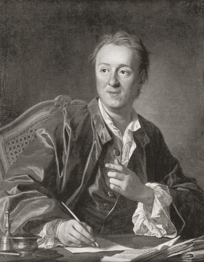 Denis Diderot Fine Art Print - 1713 Artwork