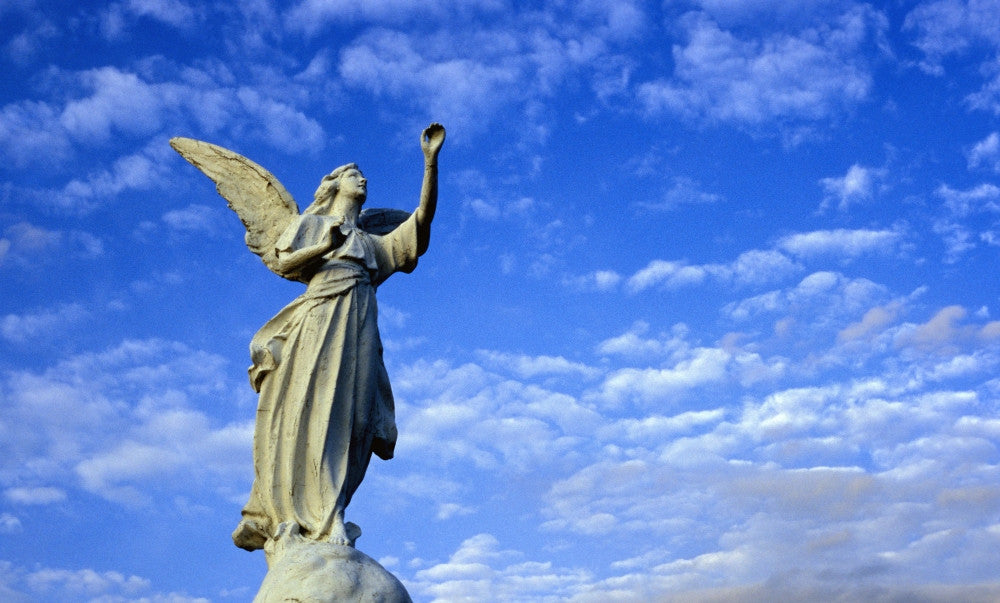 Statue of an Angel Fine Art Print by David Chapman | Design Pics