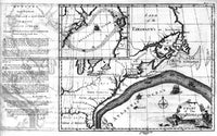 Gulf Stream Chart Fine Art Print - 1786 by Benjamin Franklin