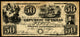 Texas Banknote Fine Art Print - 1839 Fifty Dollar Note by Granger Collection