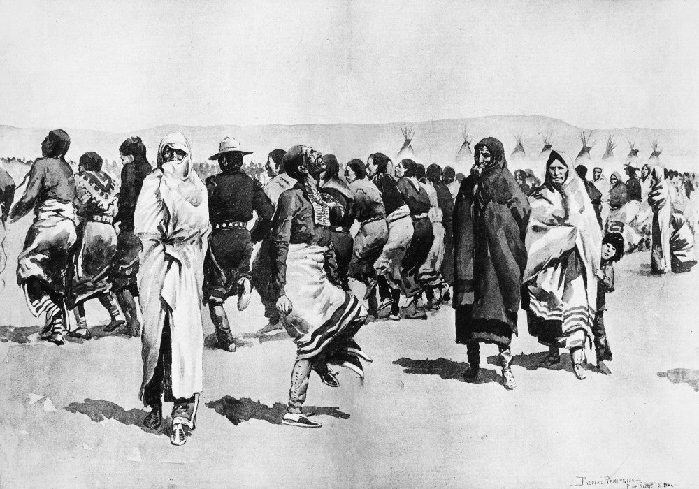 Ghost Dance Fine Art Print by Frederick Remington - 1890