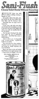 Sani-Flush Toilet Bowl Cleaner Vintage Advertisement Print (1918) by Granger Collection
