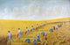 Bishop Hill Colony Harvesting Scene Fine Art Print by Olaf Kraus