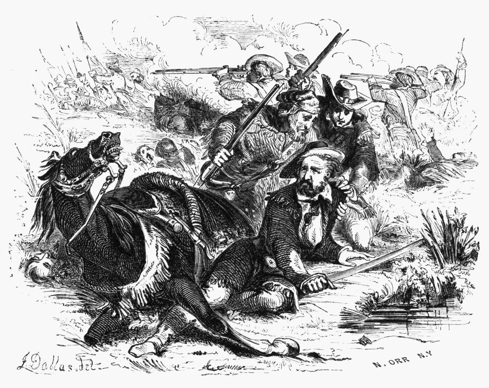 Sam Houston at the Battle of San Jacinto Fine Art Print