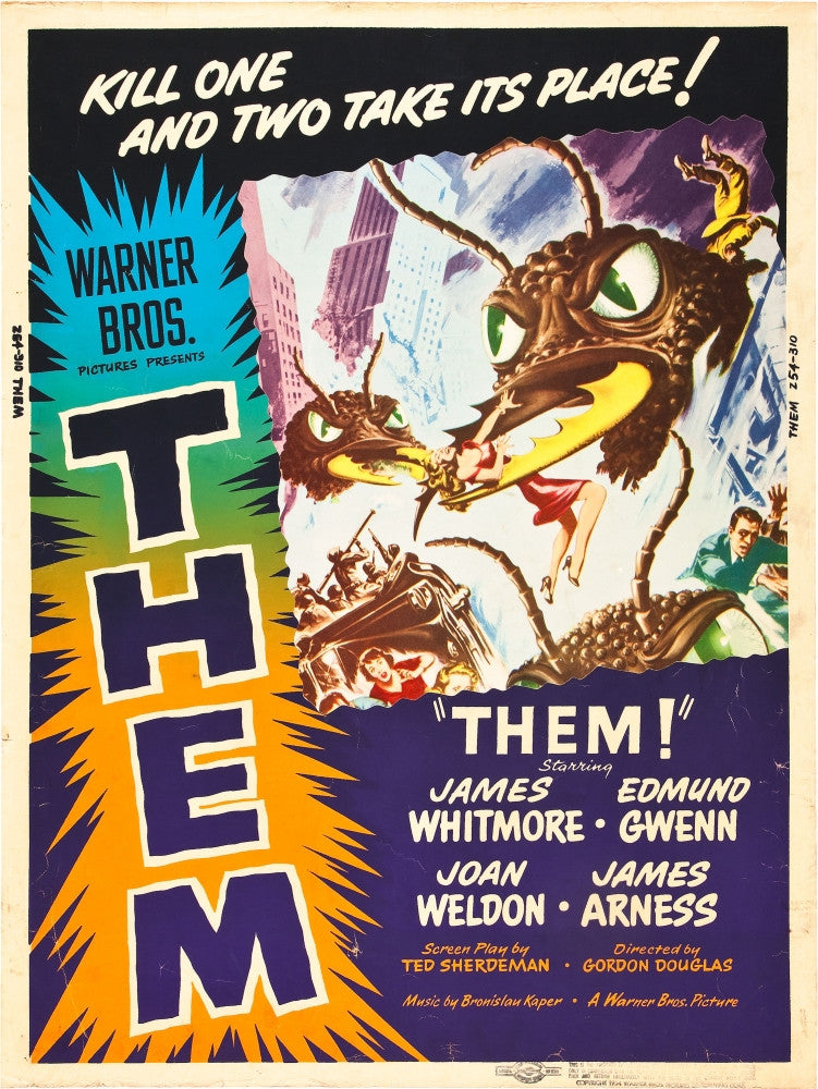 Them! Us Fine Art Print - 1954 Movie Poster Masterprint