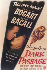 Dark Passage Movie Poster Print (27x40) - Classic Film Art