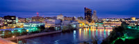 Grand Rapids at Dusk Fine Art Print by Panoramic Images