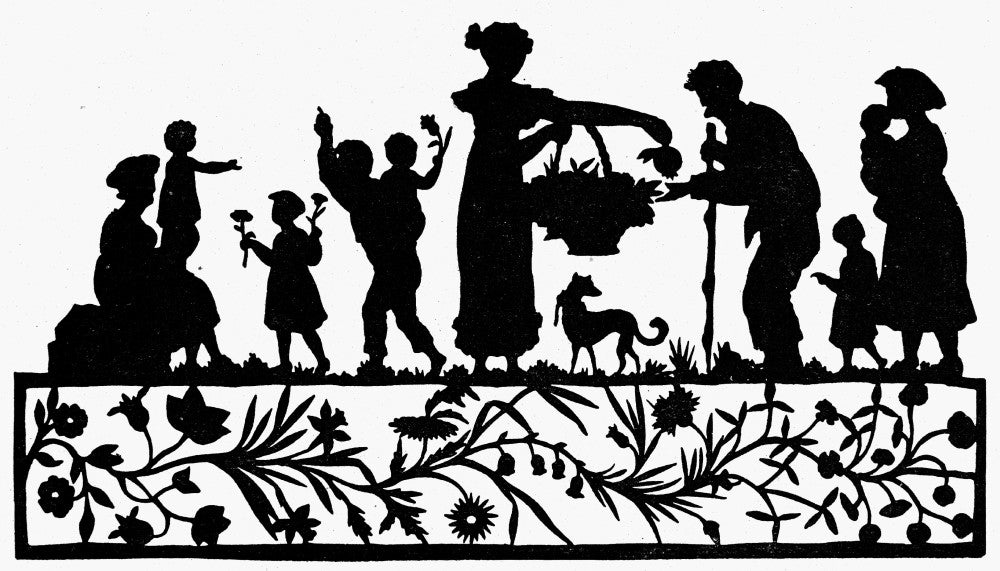 Cut-Paper Silhouette Fine Art Print by Luise Duttenhofer