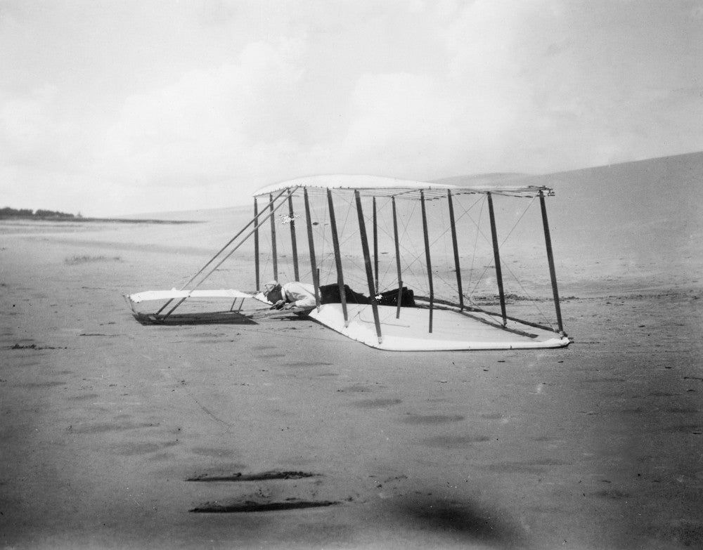 Orville Wright's Historic 1901 Biplane Glider Photograph Print