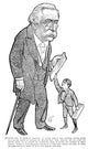 William Brimage Bate American Cartoon Fine Art Print - 1902