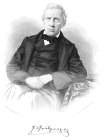 Franz Grillparzer Steel Engraving Fine Art Print - 19th Century