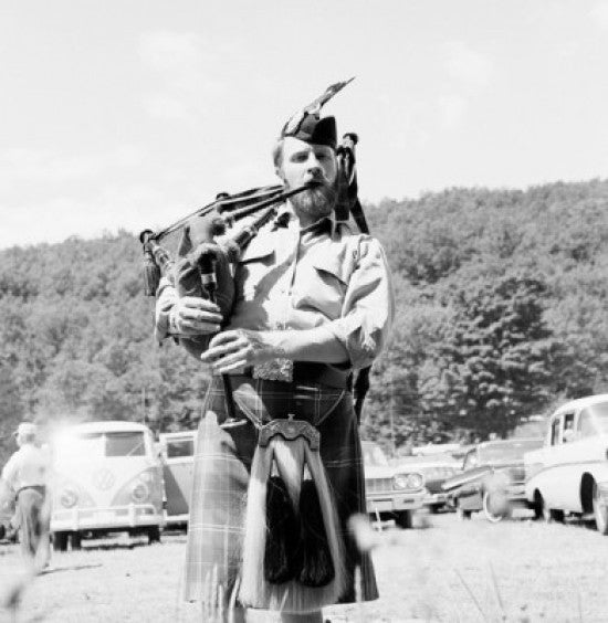 Man Playing Bagpipes Fine Art Print - Various Sizes Available