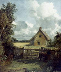 Cottage in a Cornfield Fine Art Print by John Constable