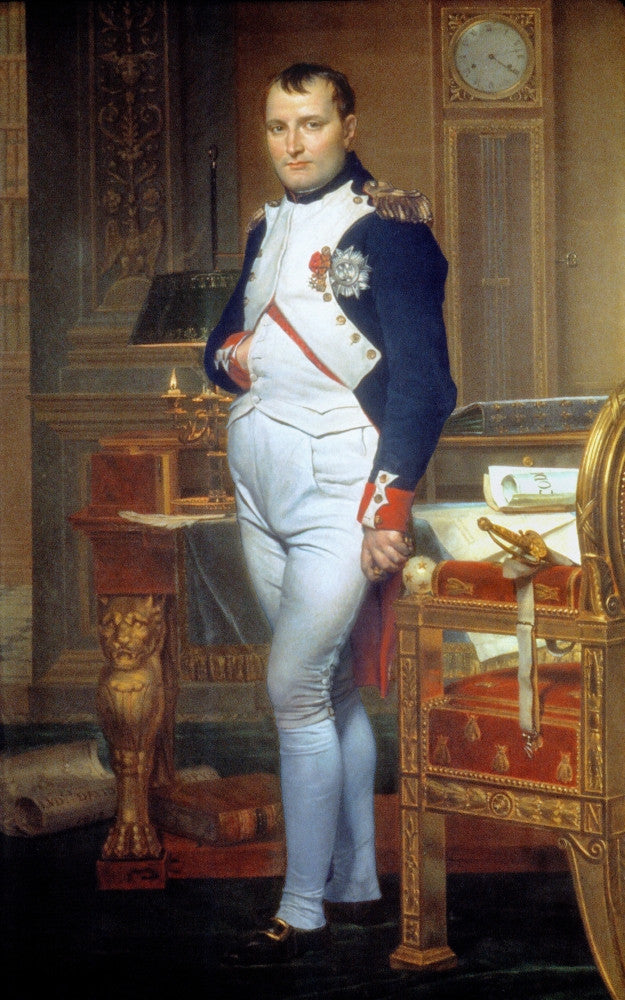 Napoleon Bonaparte in His Study at the Tuileries Fine Art Print by Jacques Louis David