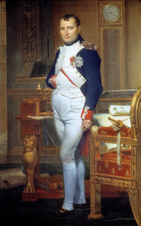 Napoleon Bonaparte in His Study at the Tuileries Fine Art Print by Jacques Louis David