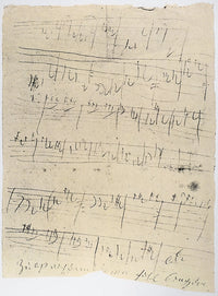 Beethoven Manuscript Fine Art Print - String Quartet Op. 131 by Granger Collection