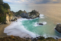 Cove at McWay Falls Sunset Fine Art Print by Sheila Haddad