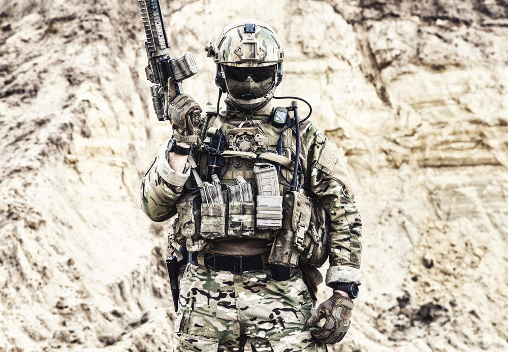 Elite Special Forces Fighter Poster Print by Oleg Zabielin