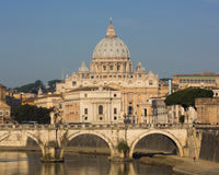 St. Peter's Basilica and Tiber River Fine Art Print by Panoramic Images