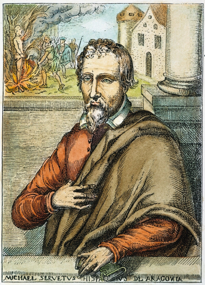 Miguel Serveto Fine Art Print - After an Engraving of 1727