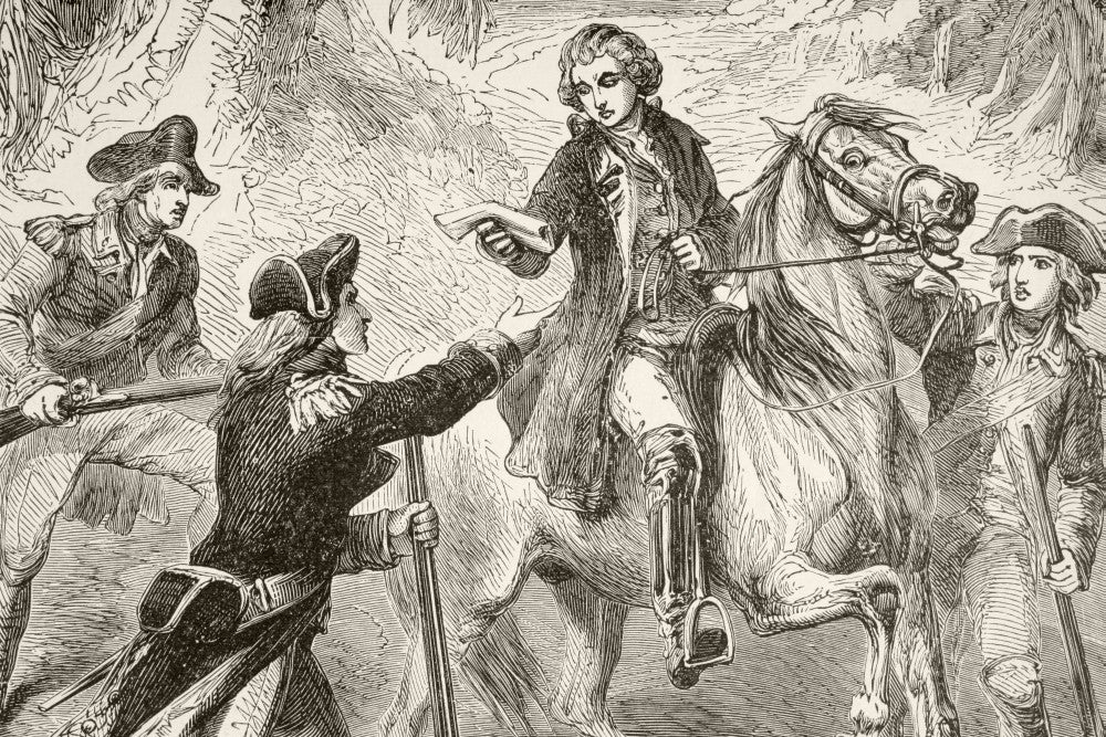 Major John Andre Captured During the American Revolutionary War - Fine Art Print