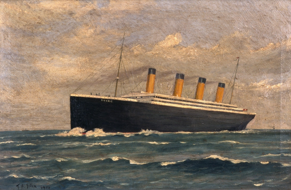 Titanic Painting Fine Art Print - Mary Evans Picture Library