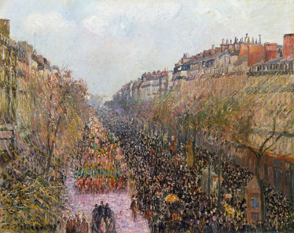 Mardi Gras, 1897 Fine Art Print by Camille Pissarro