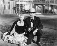Dakota Movie Photo Print featuring Vera Ralston and John Wayne (1945)