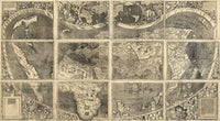 Waldseemueller 1507 Map Fine Art Print | Granger Collection