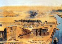 Raising of Obelisk in Ancient Egypt Fine Art Print - Science Source