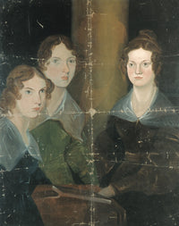 Brontë Sisters Fine Art Print - Oil on Canvas by Patrick Branwell Brontë