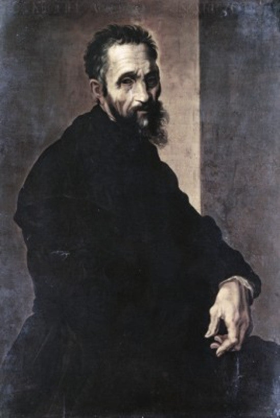 Self Portrait Fine Art Print by Michelangelo Buonarroti