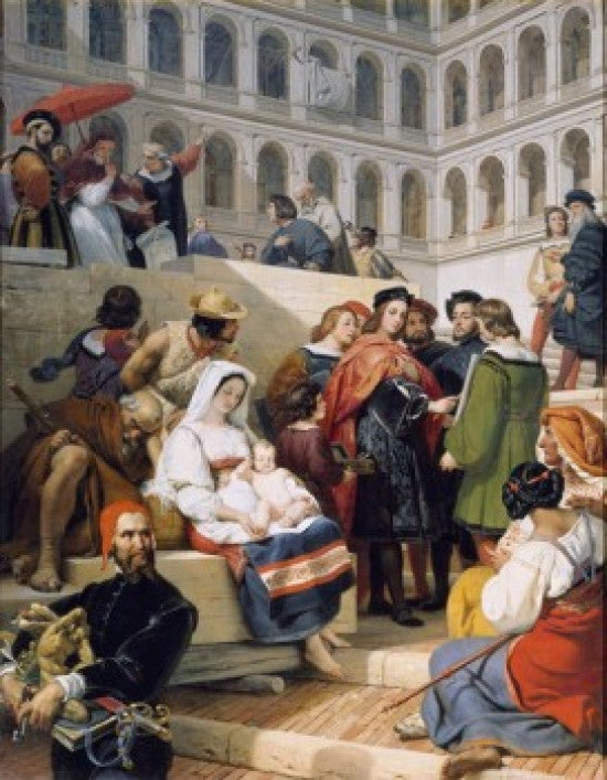 Raphael at the Vatican Fine Art Print by Horace Vernet